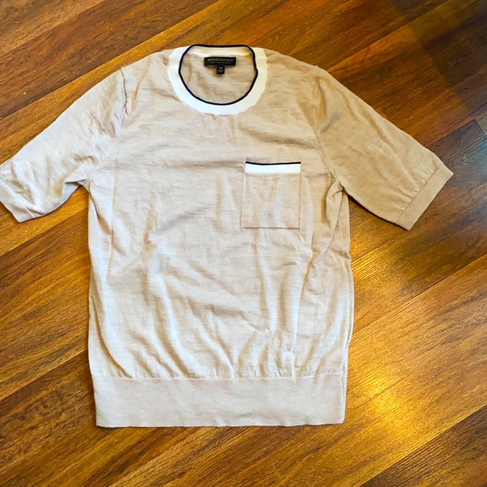 Reduced shipping🌸Merino wool short sleeve sweater